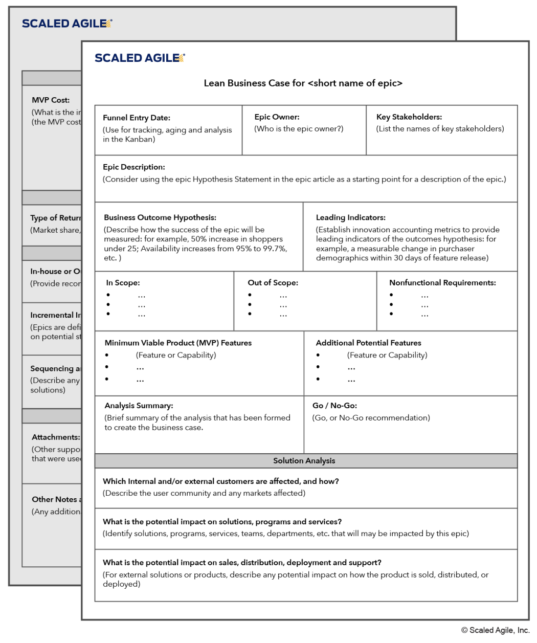 Epic (SAFe) — Wiki Agile
